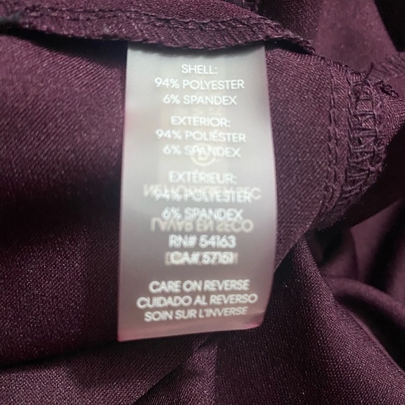 Calvin Klein Asymmetrical Plum Dress - Picture 4 of 5